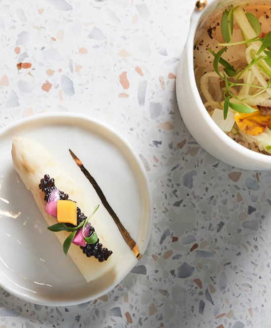 Plat asperge blanche